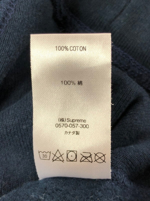 【中古品】【メンズ】 SUPREME シュプリーム 19AW BANDANA BOX LOGO HOODED SWEATSHIRT バンダナ ボックス ロゴ パーカー トップス 149-260610-rt-08-tagh サイズ：S カラー：ネイビー 万代Net店