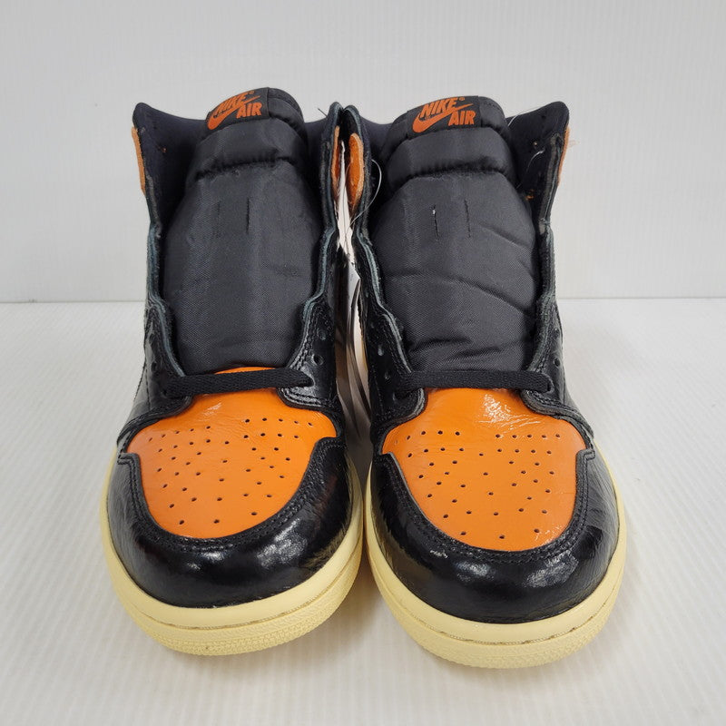 【中古美品】【メンズ】 NIKE ナイキ AIR JORDAN 1 RETRO HIGH OG 555088-028 エアジョーダン 1 レトロ ハイ OG スニーカー シューズ 靴 160-260519-as-09-izu サイズ：28cm カラー：BLACK/STARFISH-PALE VANILLA 万代Net店