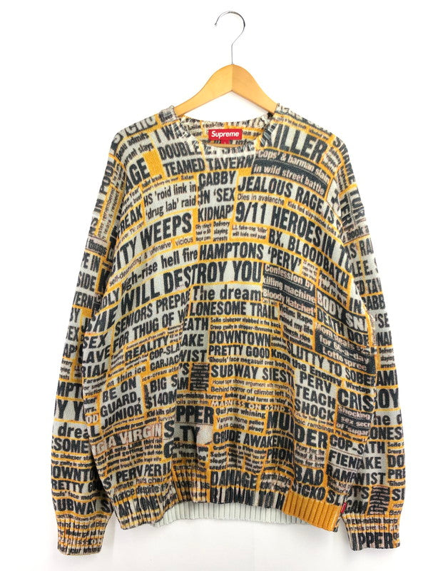 【中古品】【メンズ】 SUPREME シュプリーム 25FW DASH SNOW SWEATER ダッシュ スノー セーター トップス 149-260610-rt-12-tagh サイズ：L カラー：マルチカラー 万代Net店