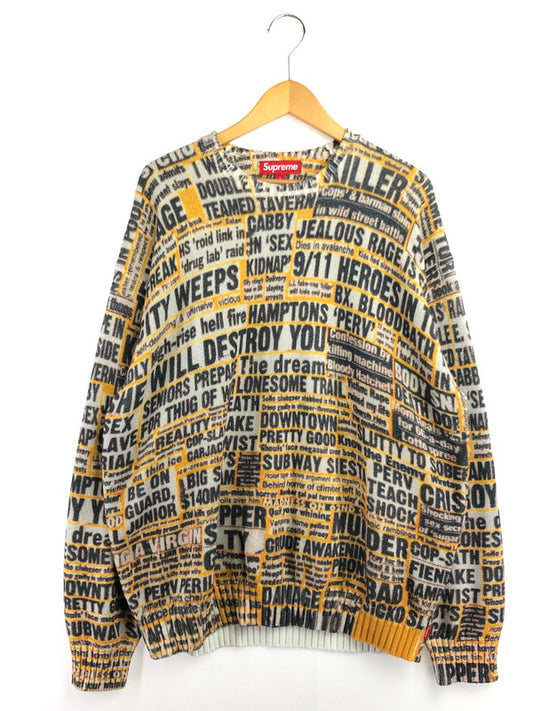 【中古品】【メンズ】 SUPREME シュプリーム 25FW DASH SNOW SWEATER ダッシュ スノー セーター トップス 149-260610-rt-12-tagh サイズ：L カラー：マルチカラー 万代Net店
