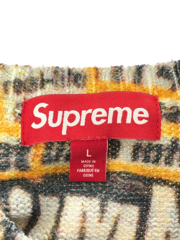 【中古品】【メンズ】 SUPREME シュプリーム 25FW DASH SNOW SWEATER ダッシュ スノー セーター トップス 149-260610-rt-12-tagh サイズ：L カラー：マルチカラー 万代Net店