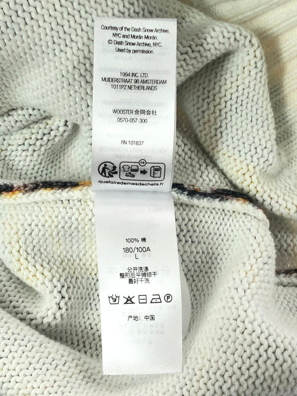 【中古品】【メンズ】 SUPREME シュプリーム 25FW DASH SNOW SWEATER ダッシュ スノー セーター トップス 149-260610-rt-12-tagh サイズ：L カラー：マルチカラー 万代Net店