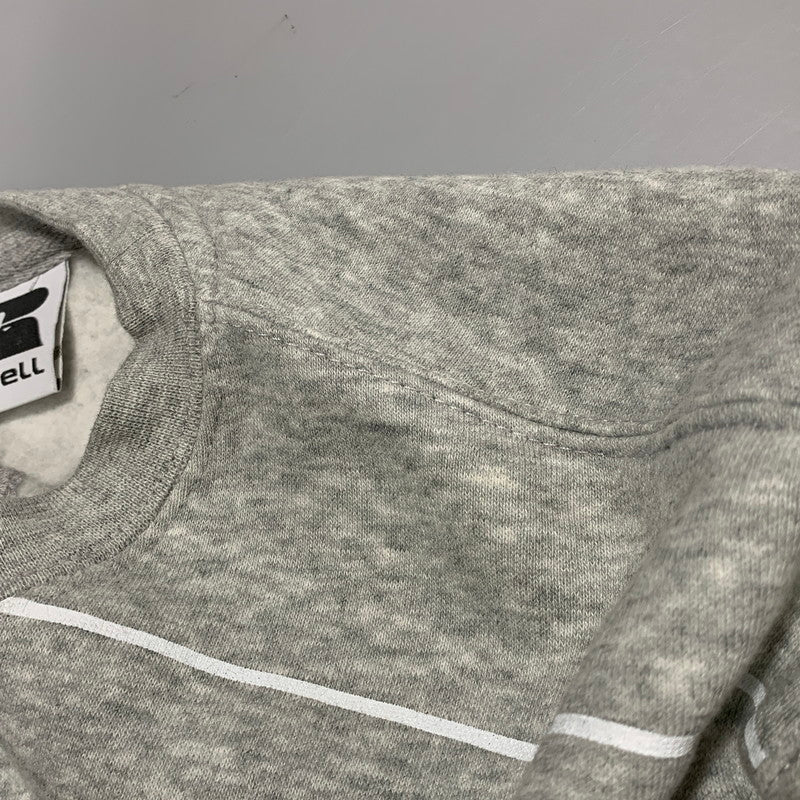【中古品】【メンズ】 FARAH ファーラー × WAKE SAPPORO ウェイク × RUSSELL ATHLETIC ラッセルアスレティック BORDER CREWNECK SWEATSHIRT スウェットシャツ 142-260630-kh-13-izu サイズ：L カラー：グレー 万代Net店