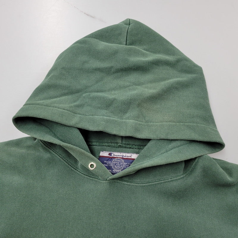 【中古品】【メンズ】 CHAMPION チャンピオン NORTHERN MICHIGAN UNIVERSITY ORIGINAL REVERSE WEAVE HOODED SWEATSHIRT フーデッド スウェットシャツ 146-260617-kh-12-izu サイズ：XL カラー：グリーン 万代Net店