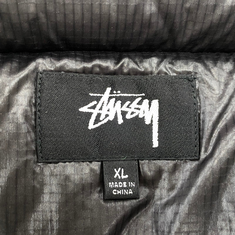 【中古品】【メンズ】 STUSSY ステューシー 115742 DOWN PUFFER PARACHUTE RIPSTOP ダウン パッファ パラシュート リップストップ ジャケット アウター 142-260906-kh-10-izu サイズ：XL カラー：チャコール系 万代Net店