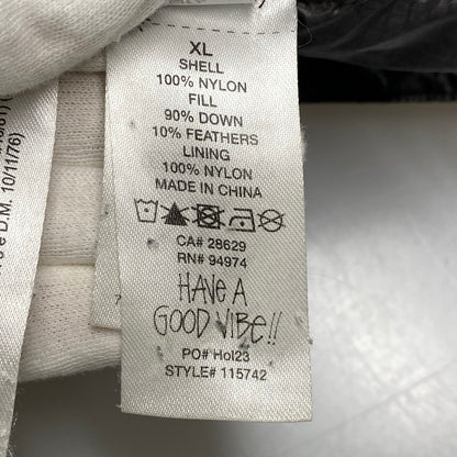 【中古品】【メンズ】 STUSSY ステューシー 115742 DOWN PUFFER PARACHUTE RIPSTOP ダウン パッファ パラシュート リップストップ ジャケット アウター 142-260906-kh-10-izu サイズ：XL カラー：チャコール系 万代Net店