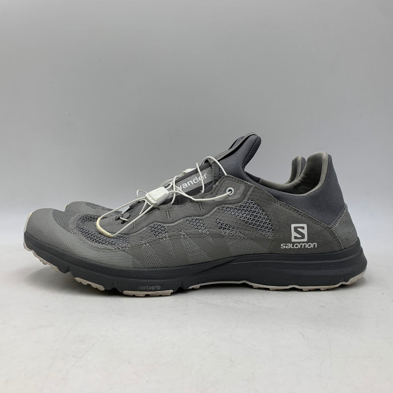 【中古品】【メンズ】 SALOMON サロモン × AND WANDER アンドワンダー REFLECTIVE MESH 410149 リフレクティブメッシュ スニーカー 靴 162-260628-as-03-izu サイズ：30cm カラー：グレー 万代Net店
