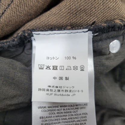 【中古美品】【メンズ】 HUF ハフ PT00310 CROMER WASHED PANTS クローマー ウォッシュド パンツ ボトムス ズボン 153-260710-cs-22-izu サイズ：30 カラー：COFFEE 万代Net店