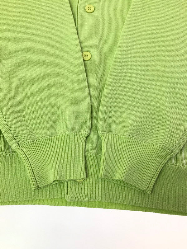 【中古品】【メンズ】 HUF ハフ CHAIN LINK CARDIGAN チェーンリンク カーディガン 142-260925-na-04-tagh サイズ：M カラー：ライムグリーン 万代Net店