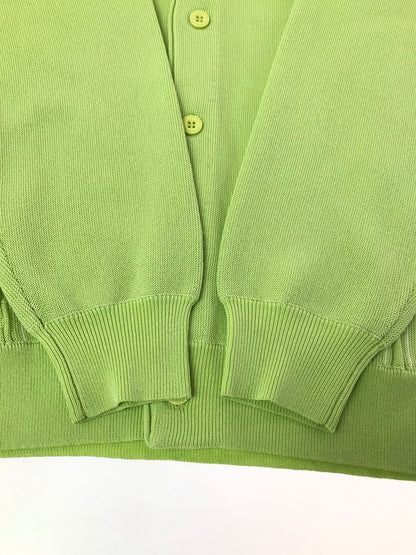【中古品】【メンズ】 HUF ハフ CHAIN LINK CARDIGAN チェーンリンク カーディガン 142-260925-na-04-tagh サイズ：M カラー：ライムグリーン 万代Net店