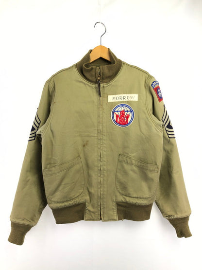 【現状渡し品】【メンズ】 THE REAL MCCOY'S ザ リアル マッコイ PATCH TANKER JACKET 55-J-10 パッチ タンカー ジャケット アウター 145-260714-rt-08-tag サイズ：M カラー：カーキ 万代Net店