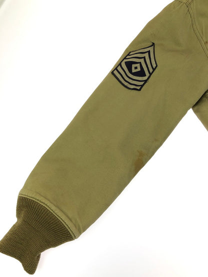 【現状渡し品】【メンズ】 THE REAL MCCOY'S ザ リアル マッコイ PATCH TANKER JACKET 55-J-10 パッチ タンカー ジャケット アウター 145-260714-rt-08-tag サイズ：M カラー：カーキ 万代Net店