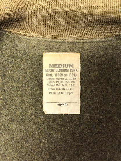 【現状渡し品】【メンズ】 THE REAL MCCOY'S ザ リアル マッコイ PATCH TANKER JACKET 55-J-10 パッチ タンカー ジャケット アウター 145-260714-rt-08-tag サイズ：M カラー：カーキ 万代Net店
