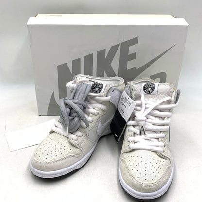 【中古美品】【メンズ/レディース】 × ANTIHERO アンチヒーロー HM5837-100 DUNK HIGH ダンク ハイ QS スニーカー シューズ 靴 160-260418-ya-08-izu サイズ：25cm カラー：WHITE 万代Net店