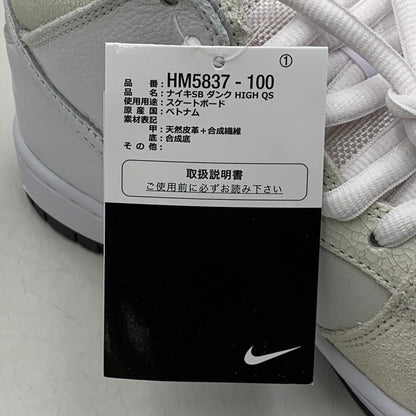 【中古美品】【メンズ/レディース】 × ANTIHERO アンチヒーロー HM5837-100 DUNK HIGH ダンク ハイ QS スニーカー シューズ 靴 160-260418-ya-08-izu サイズ：25cm カラー：WHITE 万代Net店
