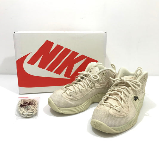 【中古品】【メンズ】 NIKE ナイキ × STUSSY ステューシー AIR PENNY II SP DQ5674-200 エア ペニー ツー スニーカー 靴 160-260424-rt-19-tagh サイズ：27.5cm US9.5 カラー：FOSSIL/FOSSIL-FOSSIL 万代Net店