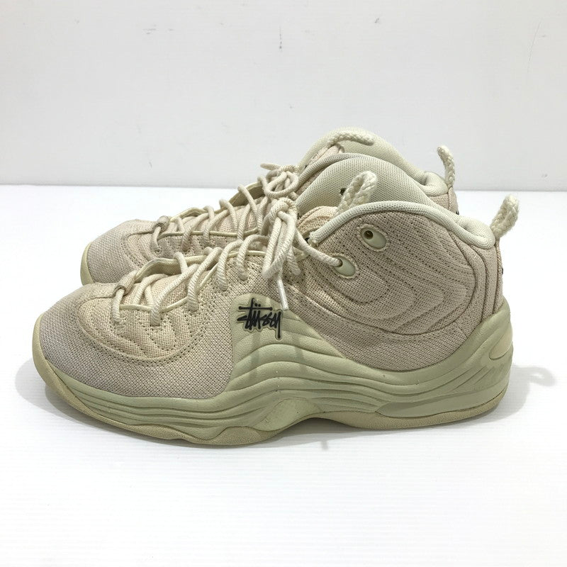 【中古品】【メンズ】 NIKE ナイキ × STUSSY ステューシー AIR PENNY II SP DQ5674-200 エア ペニー ツー スニーカー 靴 160-260424-rt-19-tagh サイズ：27.5cm US9.5 カラー：FOSSIL/FOSSIL-FOSSIL 万代Net店