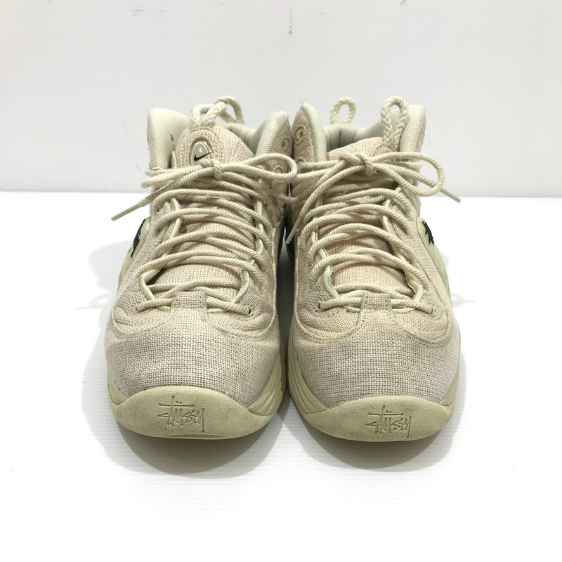 【中古品】【メンズ】 NIKE ナイキ × STUSSY ステューシー AIR PENNY II SP DQ5674-200 エア ペニー ツー スニーカー 靴 160-260424-rt-19-tagh サイズ：27.5cm US9.5 カラー：FOSSIL/FOSSIL-FOSSIL 万代Net店