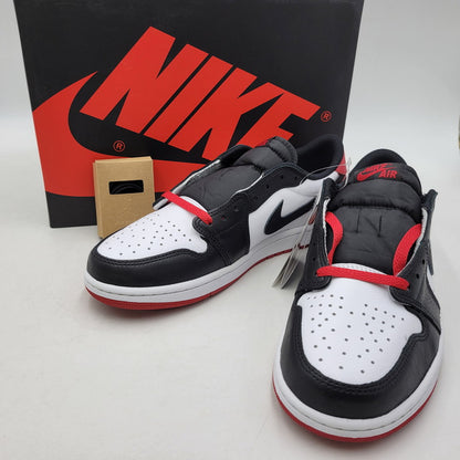 【中古美品】【メンズ】 NIKE ナイキ AIR JORDAN 1 RETRO LOW OG CZ0790-106 エア ジョーダン 1 レトロ ロー OG スニーカー シューズ 靴 160-260417-as-06-izu サイズ：27cm カラー：WHITE/BLACK-VARSITY RED 万代Net店