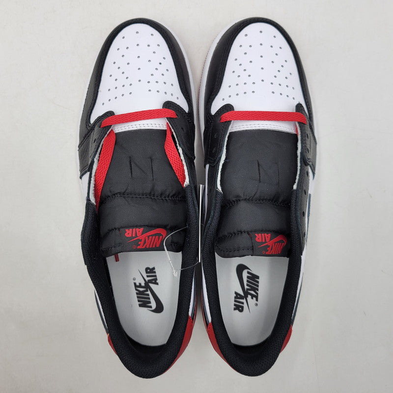 【中古美品】【メンズ】 NIKE ナイキ AIR JORDAN 1 RETRO LOW OG CZ0790-106 エア ジョーダン 1 レトロ ロー OG スニーカー シューズ 靴 160-260417-as-06-izu サイズ：27cm カラー：WHITE/BLACK-VARSITY RED 万代Net店