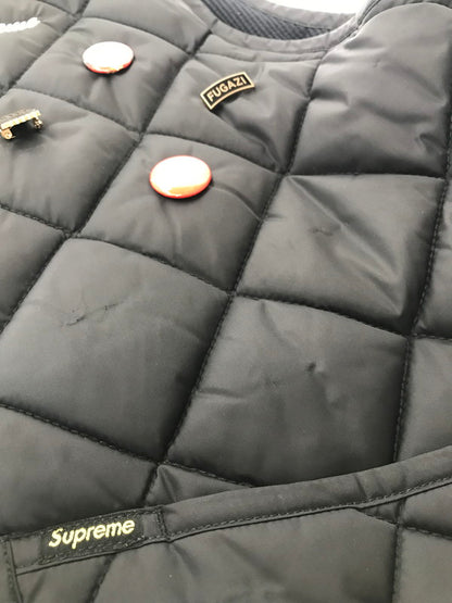【中古品】【メンズ】 SUPREME シュプリーム 23AW PINS QUILTED WORK VEST キルテッド ワークベスト トップス 149-260514-rt-07-tagh サイズ：L カラー：ブラック 万代Net店