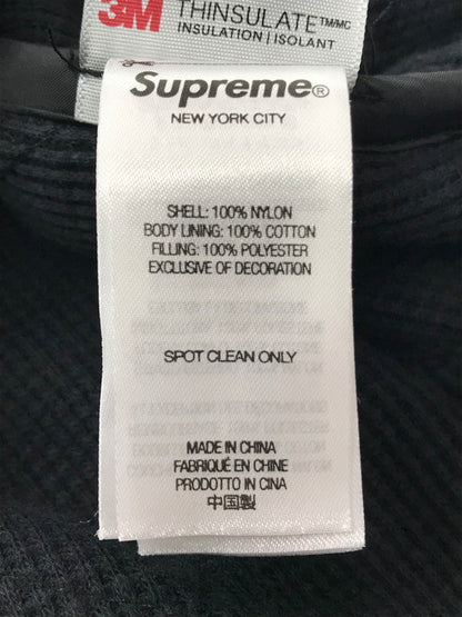 【中古品】【メンズ】 SUPREME シュプリーム 23AW PINS QUILTED WORK VEST キルテッド ワークベスト トップス 149-260514-rt-07-tagh サイズ：L カラー：ブラック 万代Net店