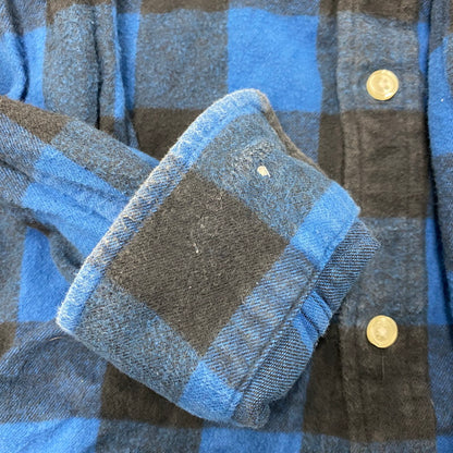 【中古品】【メンズ】 SUPREME シュプリーム BUFFALO CHECK SHIRT バッファロー チェック シャツ トップス 149-260616-kh-13-izu サイズ：M カラー：ブルー×ブラック 万代Net店