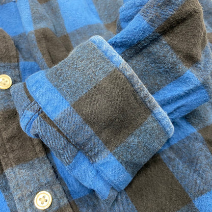 【中古品】【メンズ】 SUPREME シュプリーム BUFFALO CHECK SHIRT バッファロー チェック シャツ トップス 149-260616-kh-13-izu サイズ：M カラー：ブルー×ブラック 万代Net店
