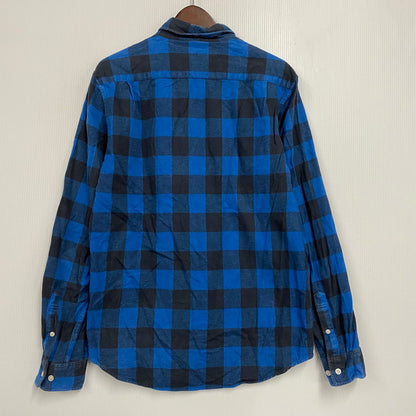 【中古品】【メンズ】 SUPREME シュプリーム BUFFALO CHECK SHIRT バッファロー チェック シャツ トップス 149-260616-kh-13-izu サイズ：M カラー：ブルー×ブラック 万代Net店