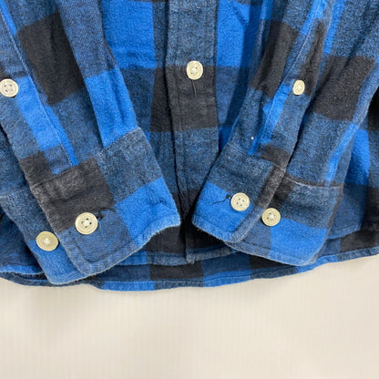 【中古品】【メンズ】 SUPREME シュプリーム BUFFALO CHECK SHIRT バッファロー チェック シャツ トップス 149-260616-kh-13-izu サイズ：M カラー：ブルー×ブラック 万代Net店