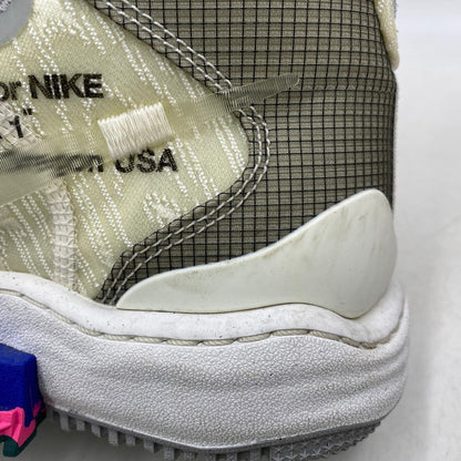 【中古品】【メンズ】 NIKE ナイキ × OFF-WHITE オフホワイト DO6290-100 AIR FORCE 1 MID エア フォース 1 ミッド スニーカー 靴 160-260611-kh-07-izu サイズ：27 カラー：WHITE/CLEAR-WHITE 万代Net店