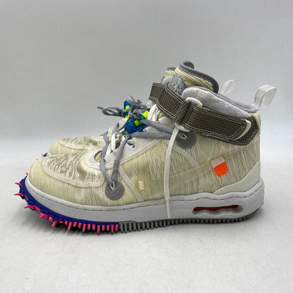 【中古品】【メンズ】 NIKE ナイキ × OFF-WHITE オフホワイト DO6290-100 AIR FORCE 1 MID エア フォース 1 ミッド スニーカー 靴 160-260611-kh-07-izu サイズ：27 カラー：WHITE/CLEAR-WHITE 万代Net店