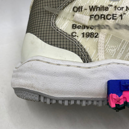 【中古品】【メンズ】 NIKE ナイキ × OFF-WHITE オフホワイト DO6290-100 AIR FORCE 1 MID エア フォース 1 ミッド スニーカー 靴 160-260611-kh-07-izu サイズ：27 カラー：WHITE/CLEAR-WHITE 万代Net店