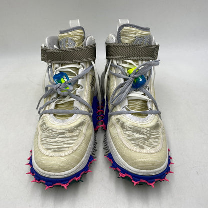 【中古品】【メンズ】 NIKE ナイキ × OFF-WHITE オフホワイト DO6290-100 AIR FORCE 1 MID エア フォース 1 ミッド スニーカー 靴 160-260611-kh-07-izu サイズ：27 カラー：WHITE/CLEAR-WHITE 万代Net店