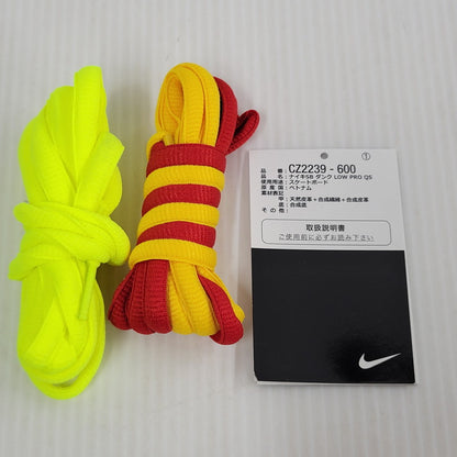 【中古品】【メンズ】 NIKE SB ナイキエスビー DUNK LOW PRO QS CZ2239-600 ダンク ロー プロ QS スニーカー シューズ 靴 160-260519-as-06-izu サイズ：26.5cm カラー：SPORT RED/BLACK-VARSITY MAIZE 万代Net店