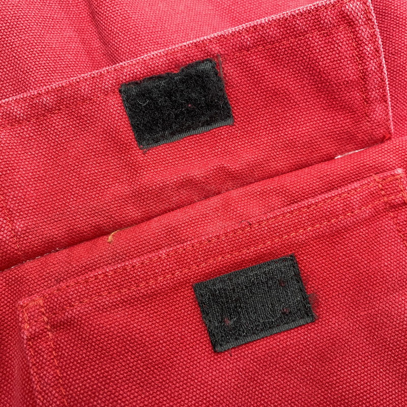 【中古品】【メンズ】 SUPREME シュプリーム OLD ENGLISH CANVAS WORK JACKET オールド イングリッシュ キャンバス ワーク ジャケット アウター 149-260906-kh-13-izu サイズ：L カラー：ブラック×レッド 万代Net店