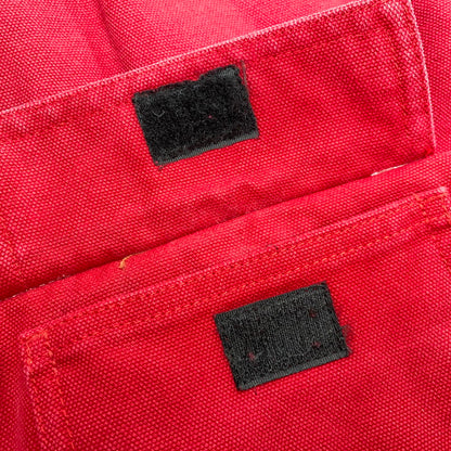 【中古品】【メンズ】 SUPREME シュプリーム OLD ENGLISH CANVAS WORK JACKET オールド イングリッシュ キャンバス ワーク ジャケット アウター 149-260906-kh-13-izu サイズ：L カラー：ブラック×レッド 万代Net店