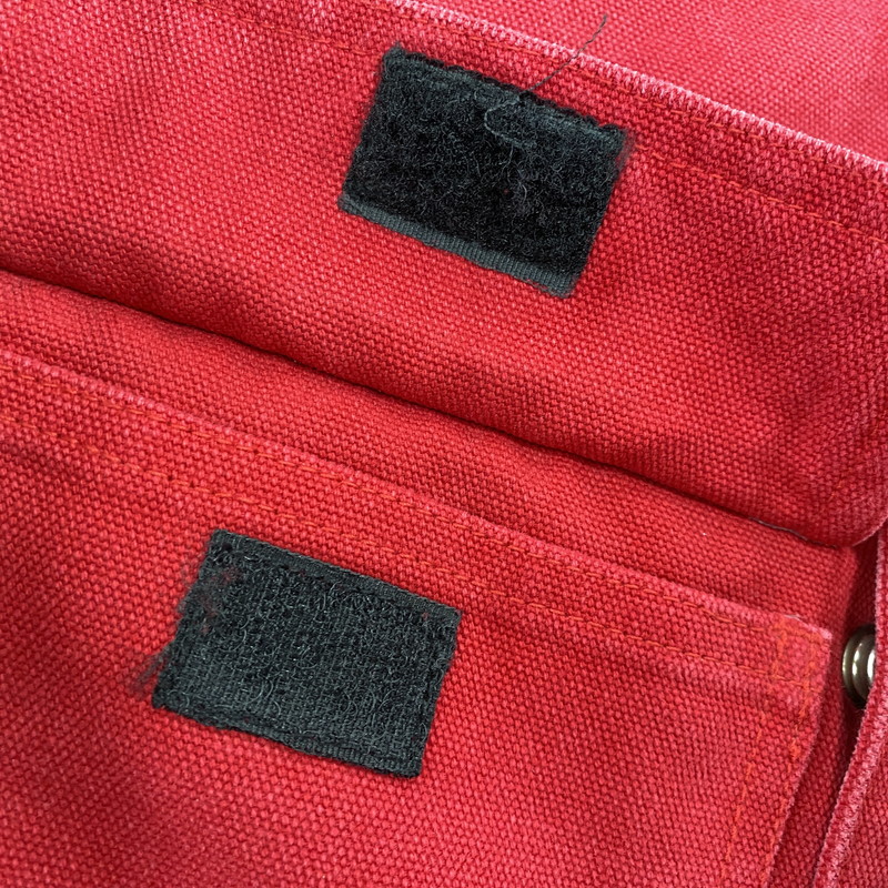 【中古品】【メンズ】 SUPREME シュプリーム OLD ENGLISH CANVAS WORK JACKET オールド イングリッシュ キャンバス ワーク ジャケット アウター 149-260906-kh-13-izu サイズ：L カラー：ブラック×レッド 万代Net店