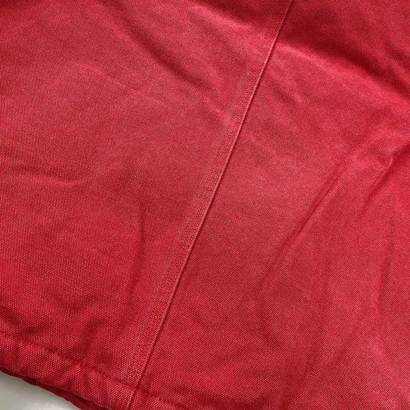 【中古品】【メンズ】 SUPREME シュプリーム OLD ENGLISH CANVAS WORK JACKET オールド イングリッシュ キャンバス ワーク ジャケット アウター 149-260906-kh-13-izu サイズ：L カラー：ブラック×レッド 万代Net店