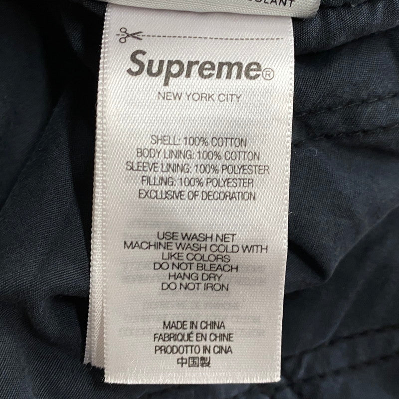 【中古品】【メンズ】 SUPREME シュプリーム OLD ENGLISH CANVAS WORK JACKET オールド イングリッシュ キャンバス ワーク ジャケット アウター 149-260906-kh-13-izu サイズ：L カラー：ブラック×レッド 万代Net店