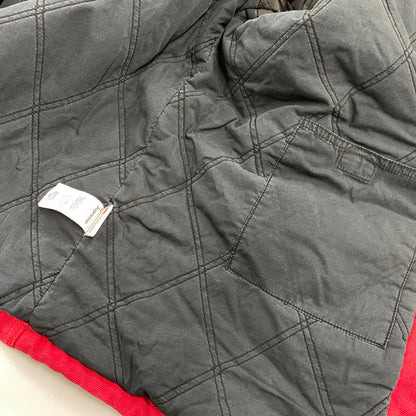 【中古品】【メンズ】 SUPREME シュプリーム OLD ENGLISH CANVAS WORK JACKET オールド イングリッシュ キャンバス ワーク ジャケット アウター 149-260906-kh-13-izu サイズ：L カラー：ブラック×レッド 万代Net店