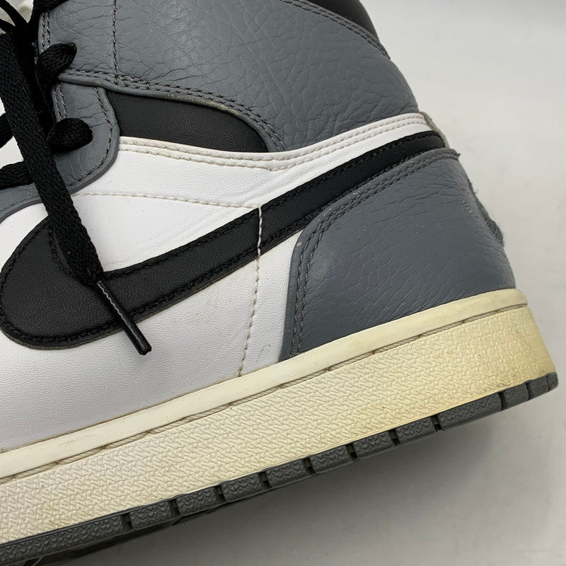 【中古品】【メンズ】 NIKE ナイキ 332550-024 AIR JORDAN エアジョーダン 1 RETRO HIGH レトロ ハイ スニーカー シューズ 靴 160-260625-ya-13-izu サイズ：28cm カラー：GREY/BLACK-WHITE 万代Net店