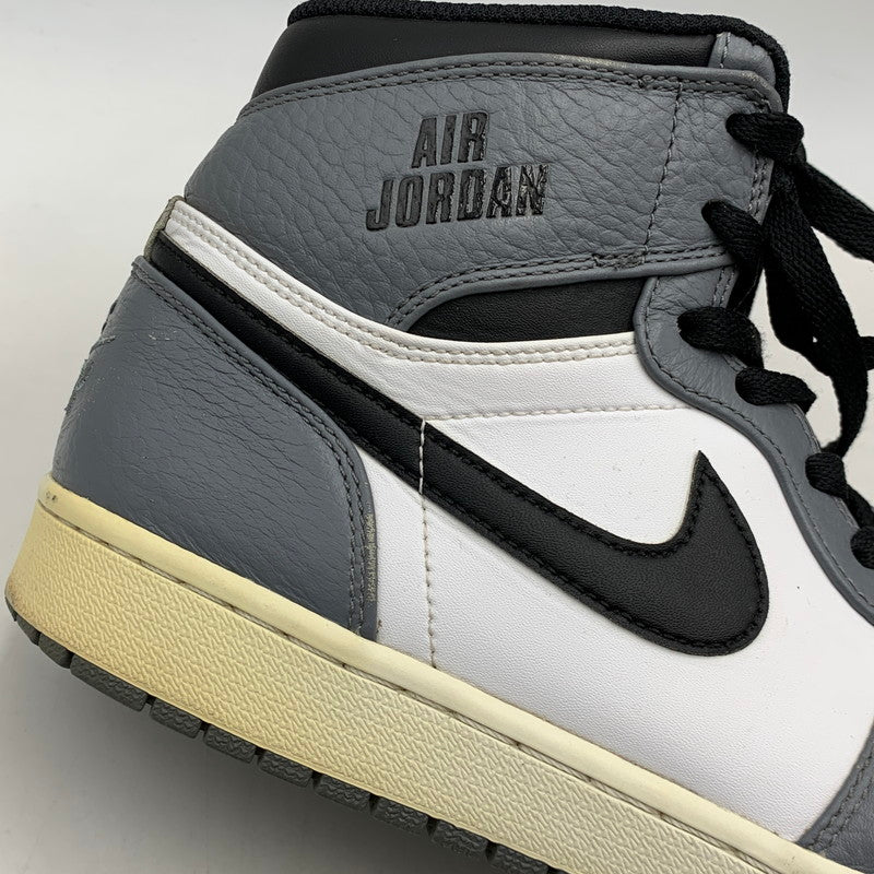 【中古品】【メンズ】 NIKE ナイキ 332550-024 AIR JORDAN エアジョーダン 1 RETRO HIGH レトロ ハイ スニーカー シューズ 靴 160-260625-ya-13-izu サイズ：28cm カラー：GREY/BLACK-WHITE 万代Net店