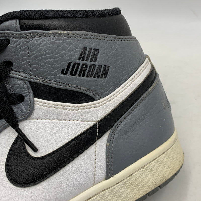 【中古品】【メンズ】 NIKE ナイキ 332550-024 AIR JORDAN エアジョーダン 1 RETRO HIGH レトロ ハイ スニーカー シューズ 靴 160-260625-ya-13-izu サイズ：28cm カラー：GREY/BLACK-WHITE 万代Net店