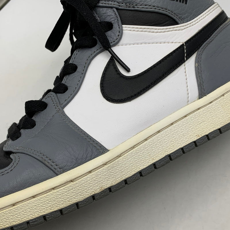【中古品】【メンズ】 NIKE ナイキ 332550-024 AIR JORDAN エアジョーダン 1 RETRO HIGH レトロ ハイ スニーカー シューズ 靴 160-260625-ya-13-izu サイズ：28cm カラー：GREY/BLACK-WHITE 万代Net店