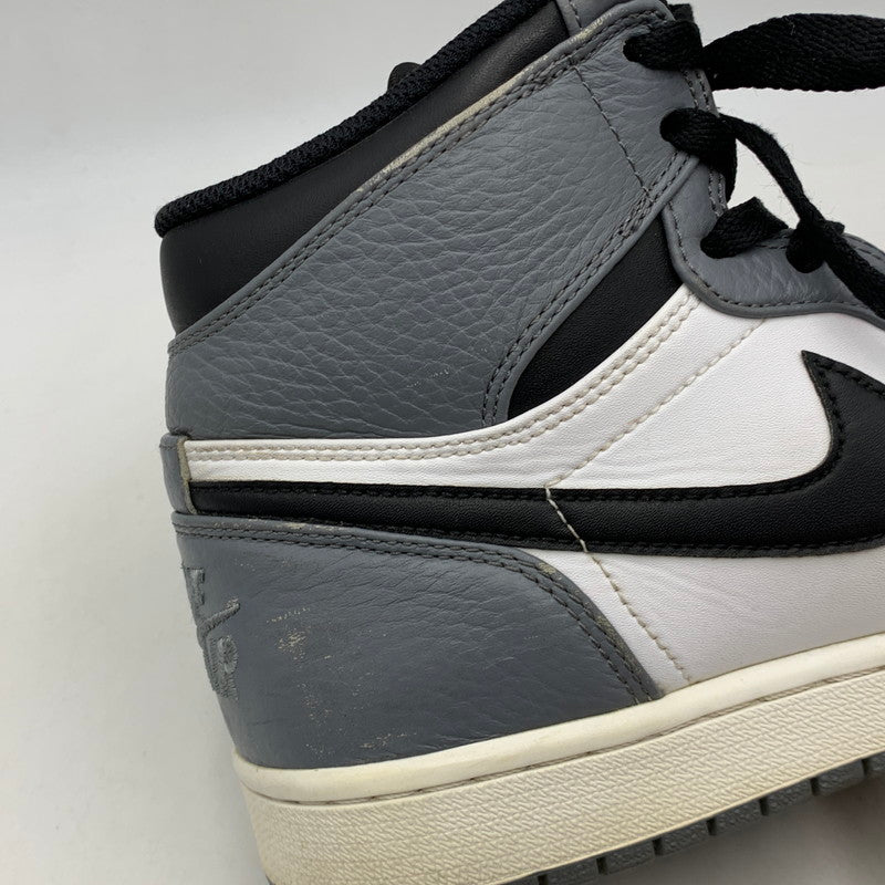 【中古品】【メンズ】 NIKE ナイキ 332550-024 AIR JORDAN エアジョーダン 1 RETRO HIGH レトロ ハイ スニーカー シューズ 靴 160-260625-ya-13-izu サイズ：28cm カラー：GREY/BLACK-WHITE 万代Net店