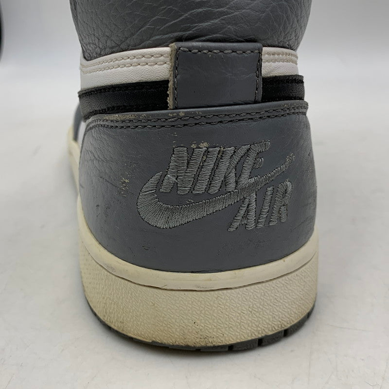 【中古品】【メンズ】 NIKE ナイキ 332550-024 AIR JORDAN エアジョーダン 1 RETRO HIGH レトロ ハイ スニーカー シューズ 靴 160-260625-ya-13-izu サイズ：28cm カラー：GREY/BLACK-WHITE 万代Net店