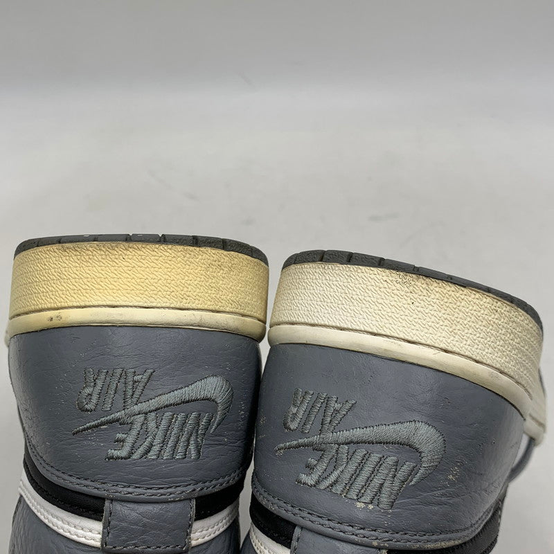 【中古品】【メンズ】 NIKE ナイキ 332550-024 AIR JORDAN エアジョーダン 1 RETRO HIGH レトロ ハイ スニーカー シューズ 靴 160-260625-ya-13-izu サイズ：28cm カラー：GREY/BLACK-WHITE 万代Net店