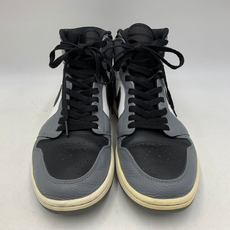 【中古品】【メンズ】 NIKE ナイキ 332550-024 AIR JORDAN エアジョーダン 1 RETRO HIGH レトロ ハイ スニーカー シューズ 靴 160-260625-ya-13-izu サイズ：28cm カラー：GREY/BLACK-WHITE 万代Net店