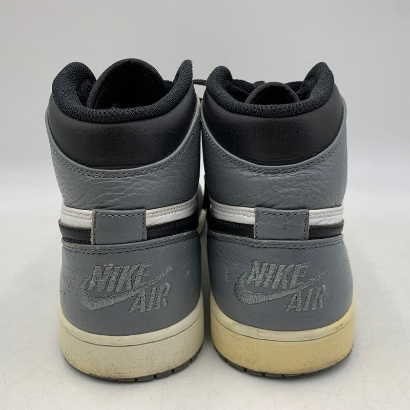 【中古品】【メンズ】 NIKE ナイキ 332550-024 AIR JORDAN エアジョーダン 1 RETRO HIGH レトロ ハイ スニーカー シューズ 靴 160-260625-ya-13-izu サイズ：28cm カラー：GREY/BLACK-WHITE 万代Net店